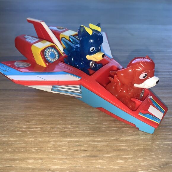 Paw Patrol Mini Jet Playset Mighty Super Paws 2 Pups Included - Picture 2 of 4